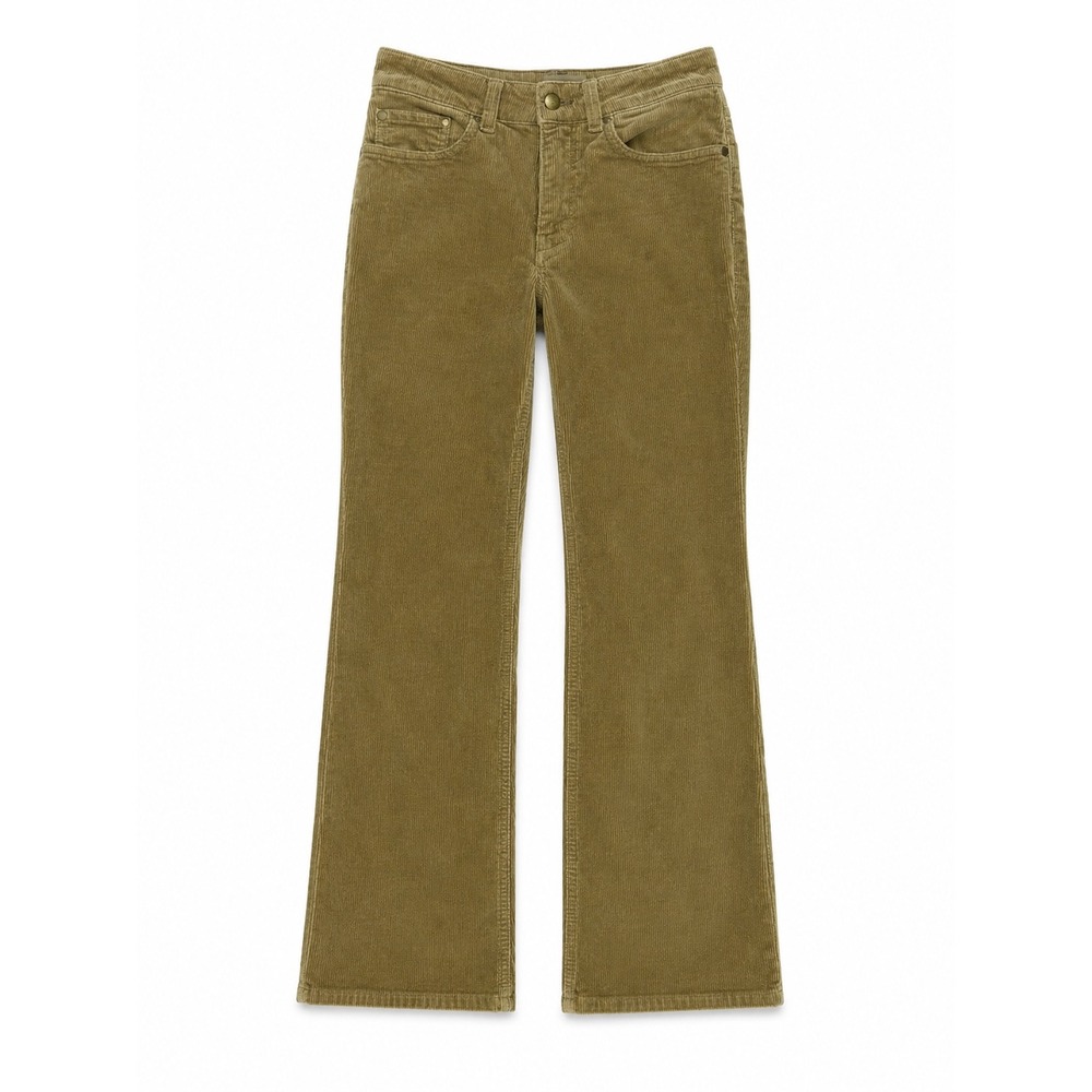 Pilcro and the Letterpress Tan Corduroy Flare Pants Khaki Size 27